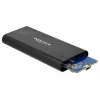 Delock - puzdro na úložisko - M.2 - M.2 NVMe karta - USB 3.1 (Gen 2) - čierna (42614)