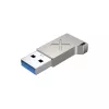 Unitek A1034NI adaptér USB-A samec na USB-C samica, USB 3.1 Gen1, strieborný