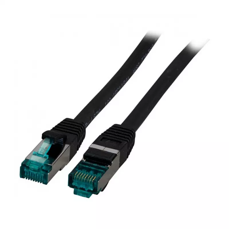 EFB-Elektronik RJ45 patch kábel Cat.6A S/FTP LSZH čierny 7,5 m Výrobca: EFB Elektronik (MK6001.7,5B)