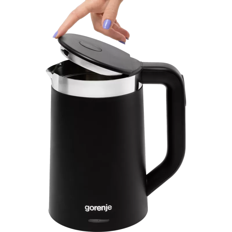 Gorenje K17TRDW kanvica 1,7 L 2200 W čierna