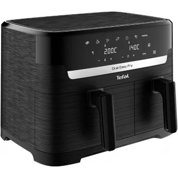 Tefal Easy Fry EY901N Double 8,3 L stojanové zariadenie 2700 W fritéza s horúcim vzduchom čierna