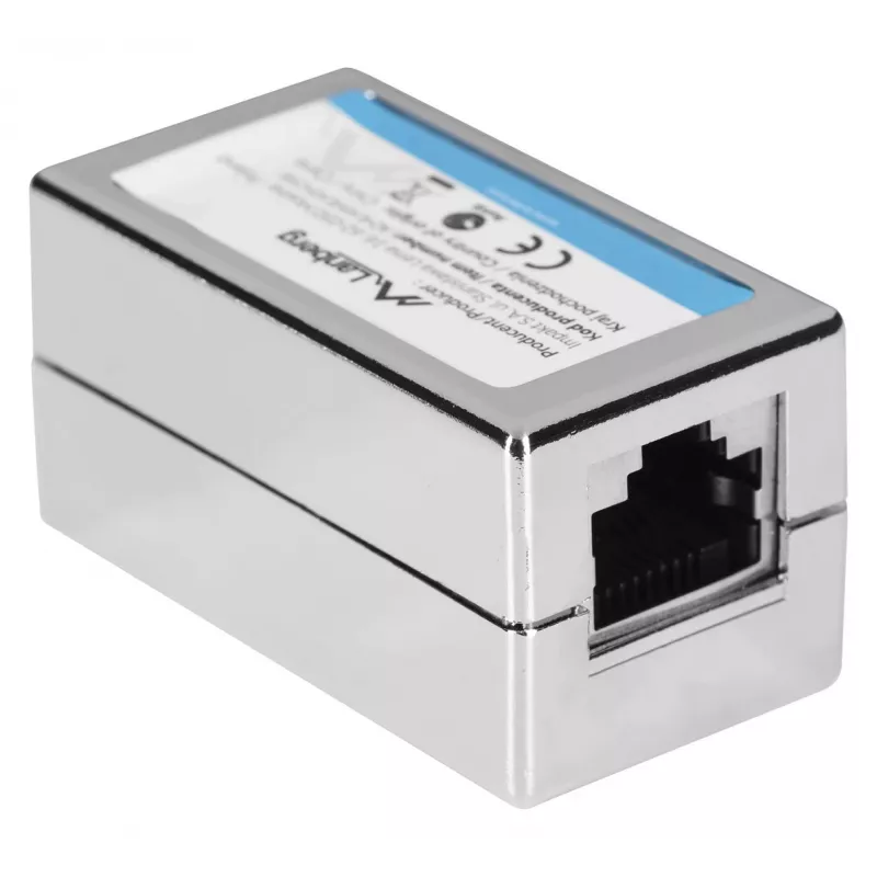 Lanberg AD-RJ45-RJ45-OS6 prevodník pohlavia kábla RJ-45 strieborný