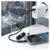 USB kábel RealPower MagneticCharge3 0,2 m USB A čierny rýchle nabíjanie