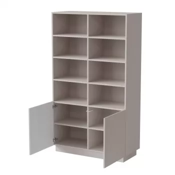 Úložná skriňa Cama Meble LIVERTI knižnica 100×420×1705 mm cashmere