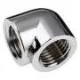 Alphacool Eiszapfen 17589 adaptér 90° G1/4 IG na G1/4 IG, chróm