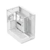 APNX skriňa typu tower V2 — biela, 3x tvrdené sklenené panely