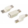 Káblový gender changer ShiverPeaks BS77046 USB A na USB B čierna