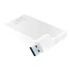 USB 3.0 4-port hub, strieborný