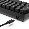 Klávesnica Sharkoon 100065630 60% káblová USB QWERTZ nemecká čierna