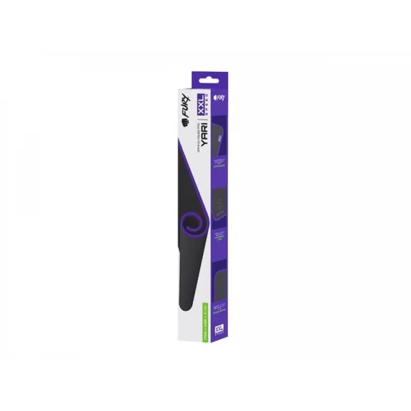 PODLOŽKA POD MYŠ FURY YARI SPEED XXL ČIERNA 1200X600MM
