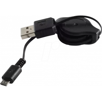 USB kábel ShiverPeaks BS14-18001 1 m USB A Micro-USB B čierny