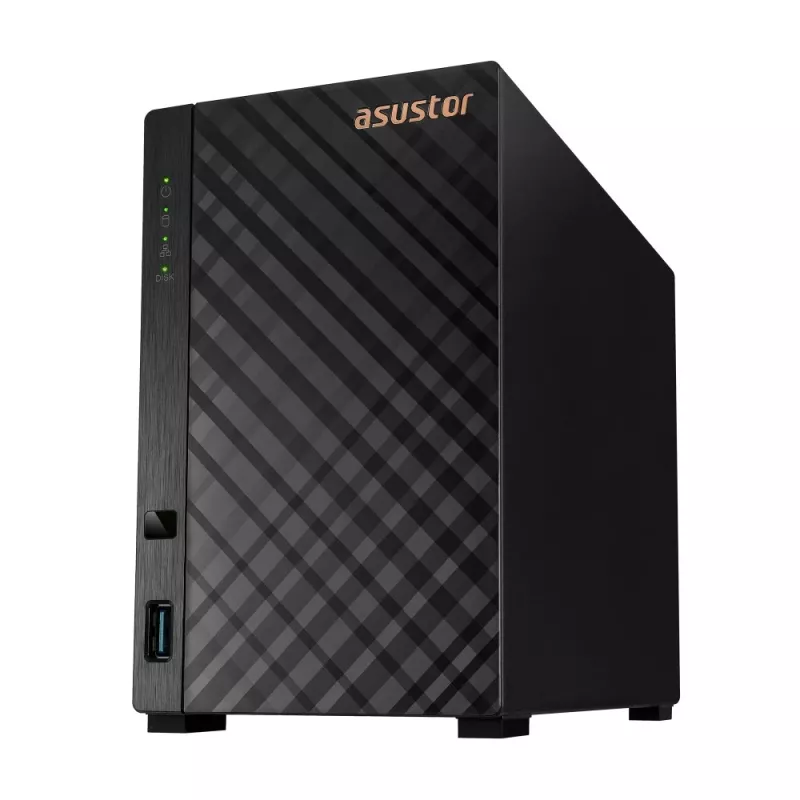 Asustor AS1102TL NAS/úložný server Mini Tower Realtek RTD1619B 1 GB DDR4 0 TB ADM čierna