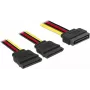 SATA kábel DeLOCK 60174 0,15 m SATA 15-pin čierny