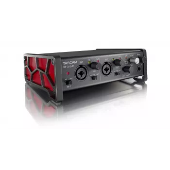 Audio rozhranie Tascam US-2X2HR, 2 x XLR/Combo vstupy, 192 kHz, USB 2.0, MIDI In/Out, desktop, čierne