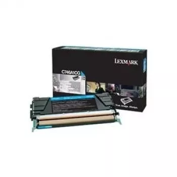 Lexmark C746A1CG tonerová kazeta pre C746/C748, azúrová, 7000 strán