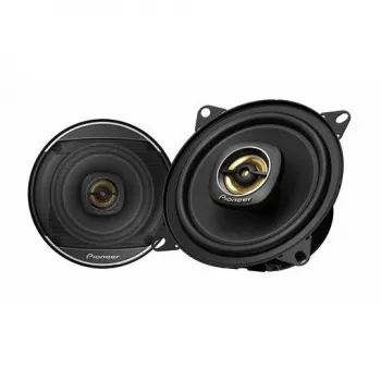 Pioneer TS-A1081F. Typ reproduktora: 2-pásmový, špičkový výkon: 230 W, menovitý výkon: 50 W. Montážna hĺbka: 5,4 cm, priemer basového reproduktora: 10,2 cm, výškový reproduktor