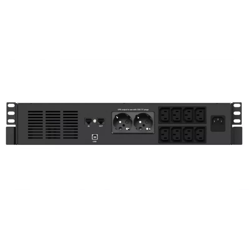 Záložný zdroj UPS Infosec X4 1000 RM Plus 1 kVA 600 W 10 AC výstupov