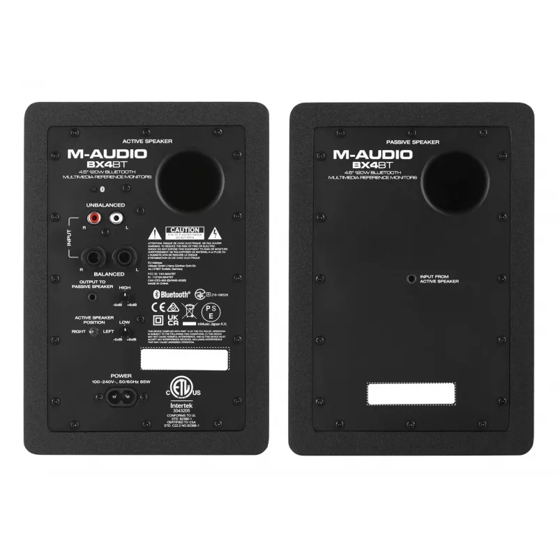M-AUDIO BX4 BT 2x reproduktor čierny káblový + Bluetooth 50 W