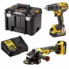 DeWALT 18V sada akumulátorového náradia – vŕtanie a brúsenie