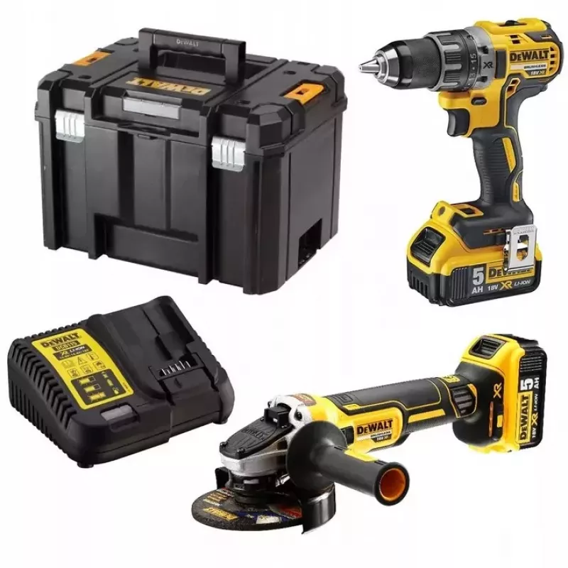 DeWALT 18V sada akumulátorového náradia – vŕtanie a brúsenie