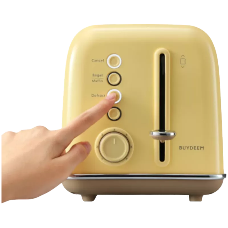 BUYDEEM toaster na 2 plátky, model DT620E, farba Mellow Yellow, EU