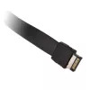 Akasa Low Profile PCI Bracket adaptér USB 3.1 Type-C - čierny - adaptér - digitálne/dátové