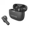 Bezdrôtové slúchadlá do uší Canyon OnGo TWS-10 ANC+ENC True Wireless, sivé (CNS-TWS10BK)