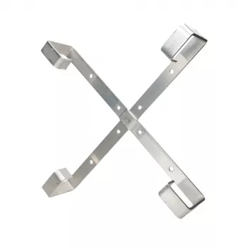 Držiak na káble Extralink Four arms hliníkový rám S500 — 500 x 500 x 70 mm, stolový/nástenný, hliník