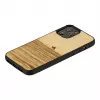 Puzdro na telefón Man and Wood pre iPhone 12 Pro Max Terra čierna — ochranný zadný kryt