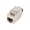 Keystone modul Digitus CAT 8.1 RJ-45 tienený plochý biela