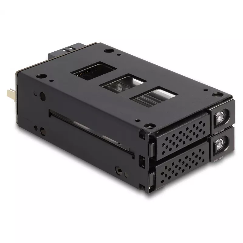Slim Bay rámik pre 2 x 2,5 inch U.2 NVMe SSD s 5,25 inch rámom