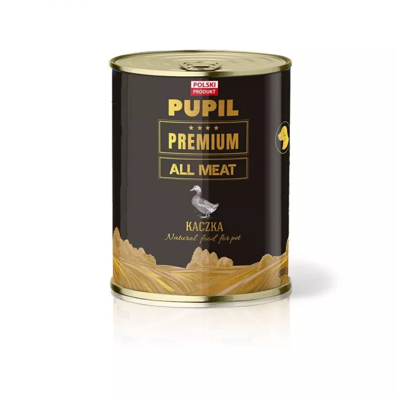 PUPIL Premium All Meat Gold kačica - mokré krmivo pre psy - 800g