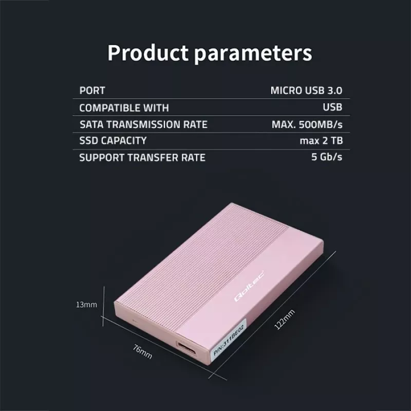 Puzdro pre SSD HDD 2,5