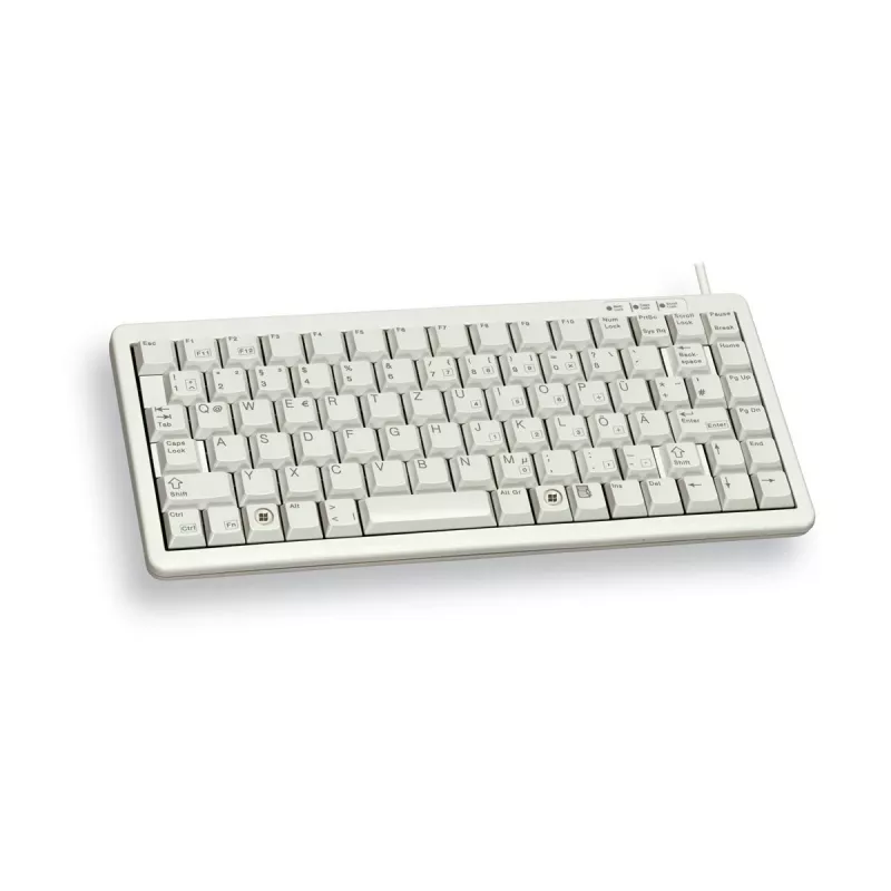 CHERRY G84-4100 klávesnica univerzálna USB QWERTY US-angličtina sivá