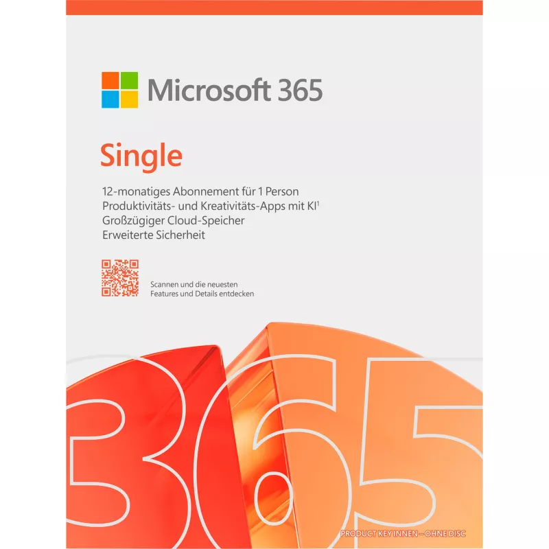 Microsoft 365 Personal [DE] 1J predplatné. Bez média FY25H2 len pre Windows >10 / MacOS