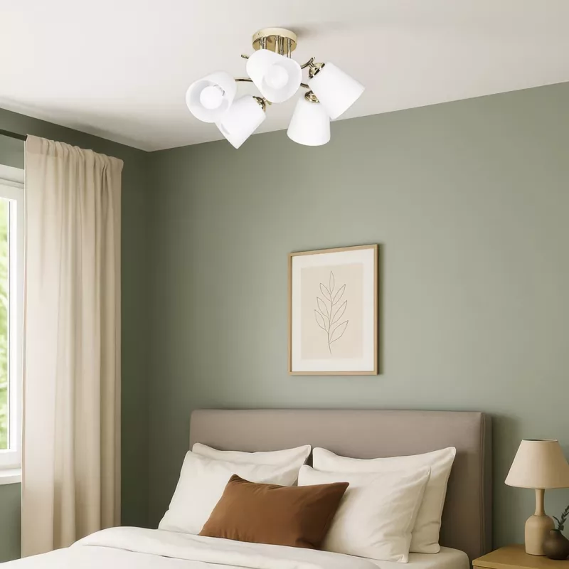 Activejet závesné svietidlo AJE-EMILY 3P GOLD E27 3x40W