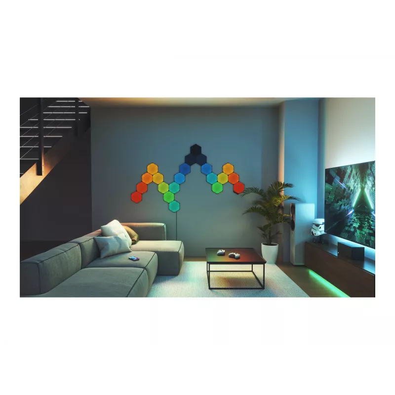 Smart nástenné svietidlo Nanoleaf NL42-0101HX-3PK