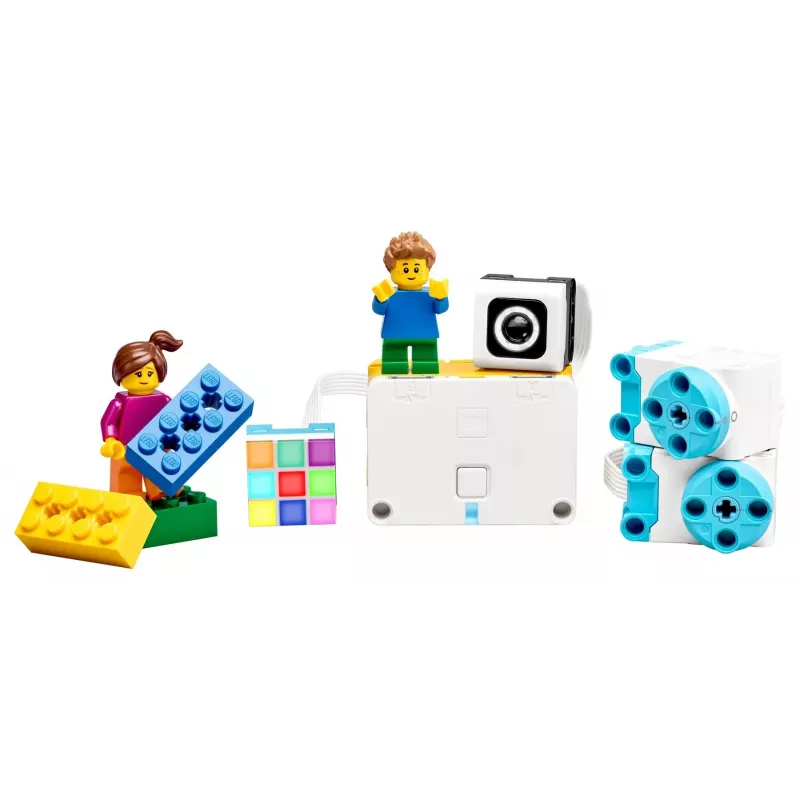 LEGO Education SPIKE Essential Set A+ 45345 – vzdelávacia robotická a programovacia stavebnica, 449 dielov, od 6 rokov