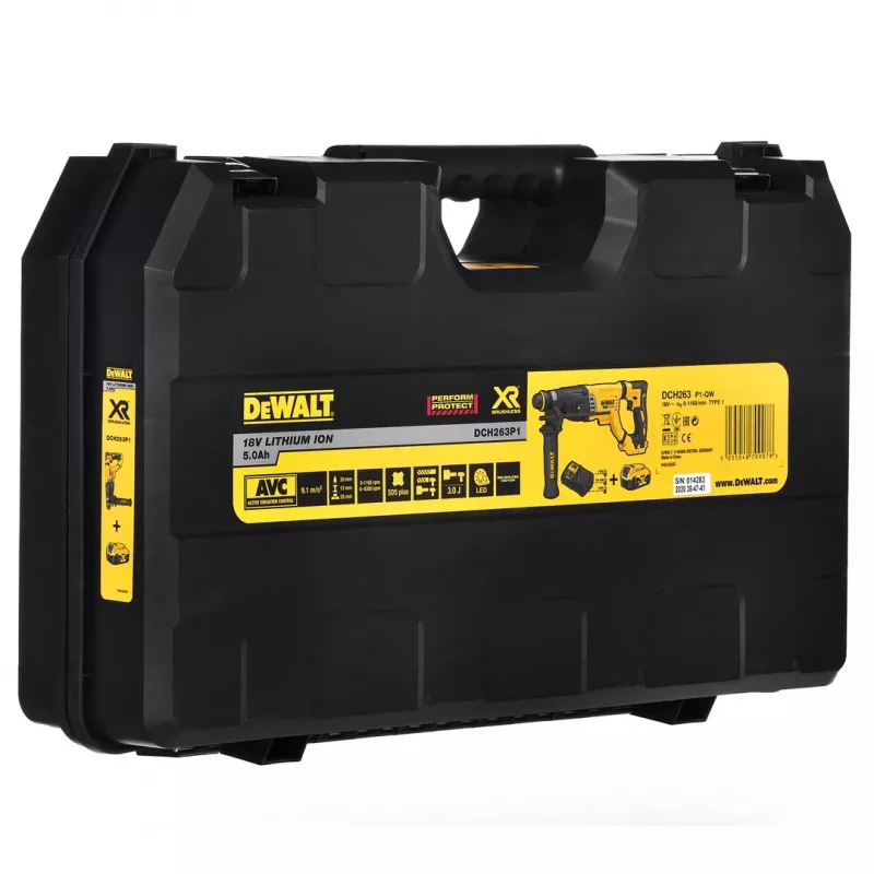 18V XR Brushless vŕtacie kladivo 1x5,0Ah batéria; 3j; 28mm