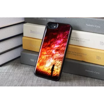 Ochranné puzdro iKins pre Apple iPhone 8/7 — starry night čierna