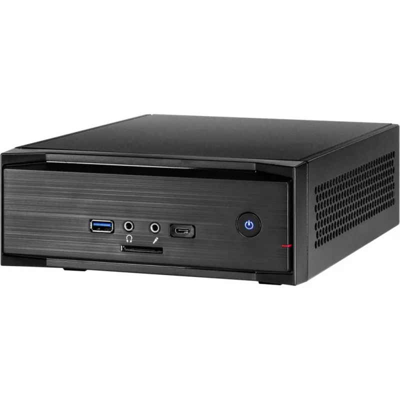 Inter-Tech MW-01 II skriňa Mini-ITX, USB 3.0 (typ A+C) čierna, čítačka kariet (88881244)