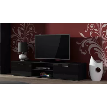 Cama TV stojan SOHO 180 čierny/čierny lesklý