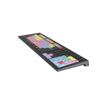 Logickeyboard ASTRA 2 USB AZERTY angličtina čierna full-size klávesnica