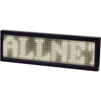 ALLNET menovka elektronická programovateľná Serial - farba biela (ALLNTAGWv2)