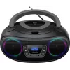 Denver TDB-212GR DAB+ boombox s CD prehrávačom, DAB+/FM, Bluetooth, USB, AUX, sivý