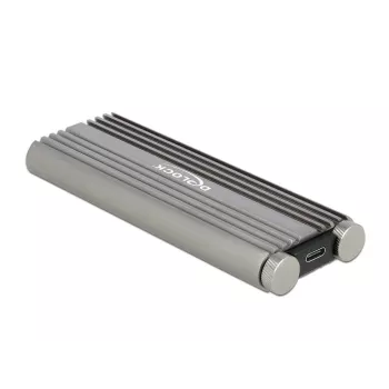 Puzdro na SSD DeLOCK 42001 strieborné M.2