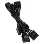 Modulárny napájací kábel pre Continuum napájacie zdroje 4× Molex konektor Kolink KL-CPL-MXC