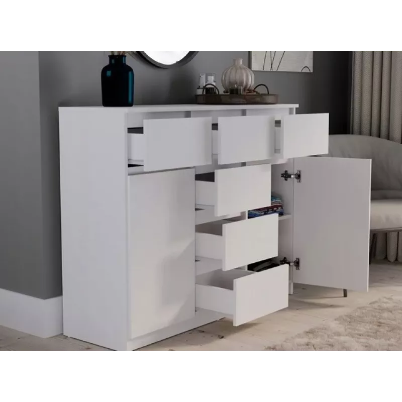 MALWA 2D6S biela komoda