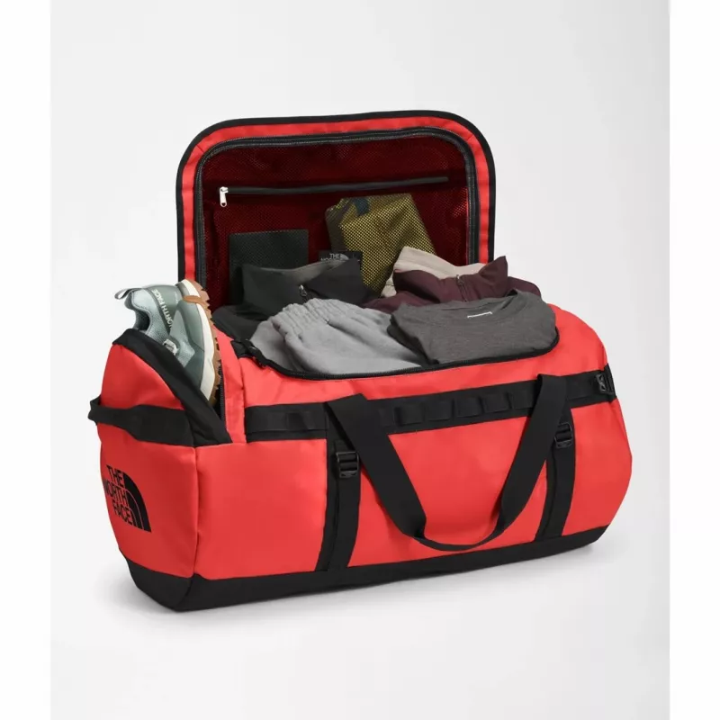 The North Face Base Camp Duffel L cestovná taška 95 L polyester čierna, červená