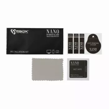 Sbox Nano Hybrid Glass 9H ochranná fólia displeja pre Samsung Galaxy Watch Active 2 44 mm